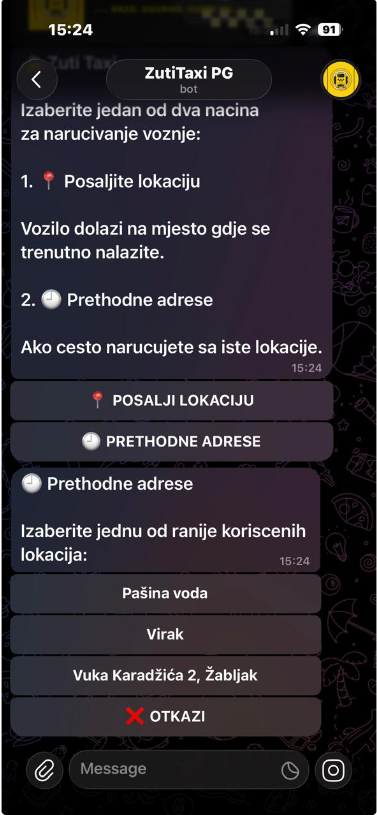 Telegram korak 4